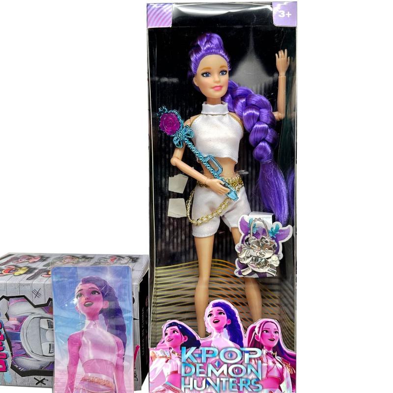 Kpop demonų medžiotojo veiksmo figūrėlė Mimi Mira Zoe graži princesė mergaitė lėlė plastikinė „pasidaryk pats“ žaislo dovana vaikams