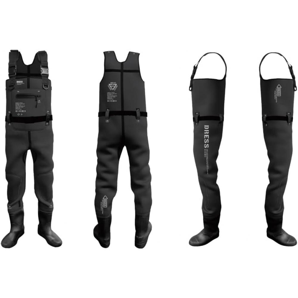 DreS CheSt High WaderS S 2xl Waterproof Breathable fiShing bootS