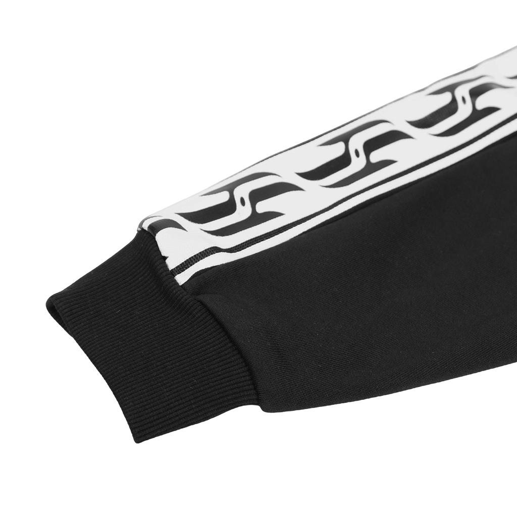 Li Ning Yang Hansen Jacket Autumn Winter American Style Fleece Thick Warm Retro Casual Long Sleeve Sports Top Unisex Jacket Black AWDVP19-1