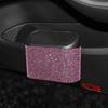 Removable Car Door Trash Bin Back Clip Mini Desktop Trash Can Vehicle Hanging Dust Case  Women