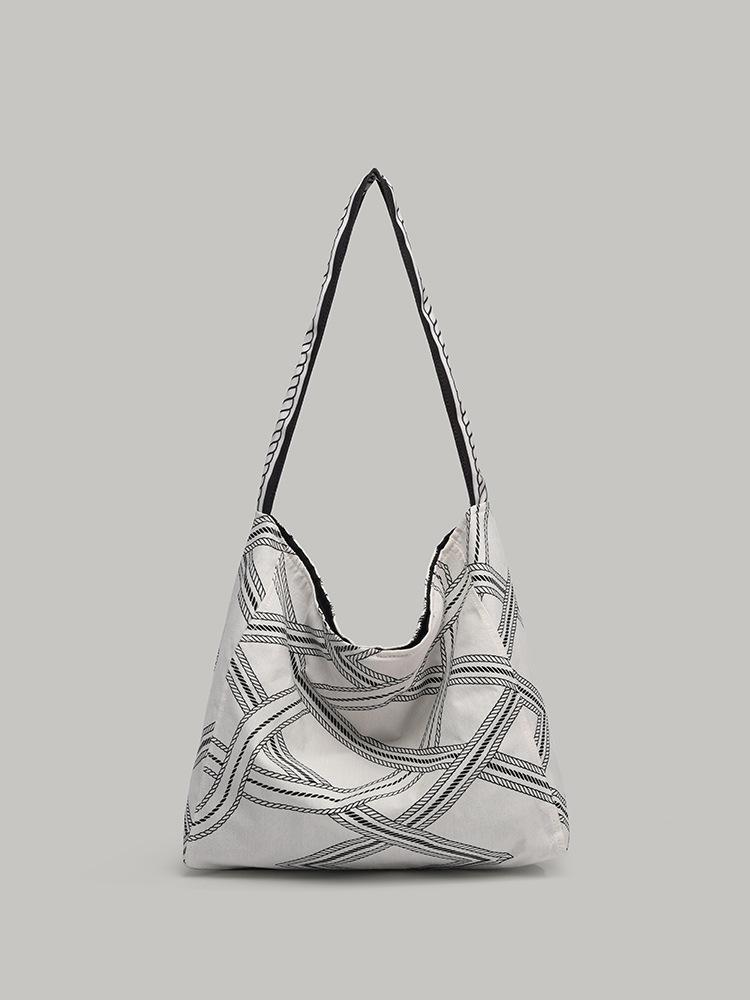 

Нишевая ретро сумка-тоут с тотемом пони, высококачественная персонализированная льняная парусиновая сумка, сумка-мессенджер на плечо