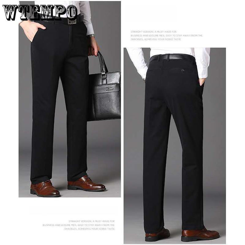 Pánské džíny léto nové volné rovné pánské ležérní kalhoty středního věku s vysokým pasem kalhoty pro střední a starší tatínky