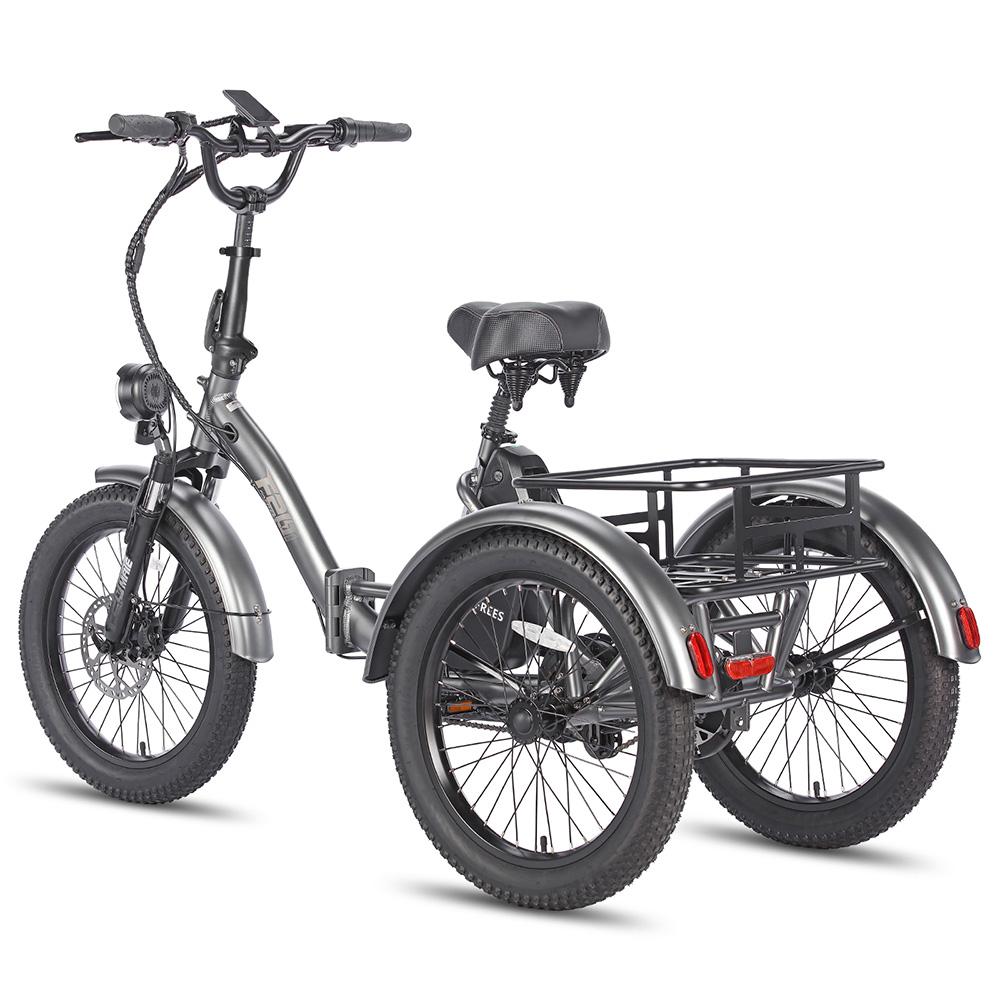 Electric Cargo Bicycle Fafrees 20" F20 Mate 250W Motor Foldable E-Bike Top Speed 25km/h LCD Display 48V 20Ah Dual Hydraulic Brake Max Load 180Kg