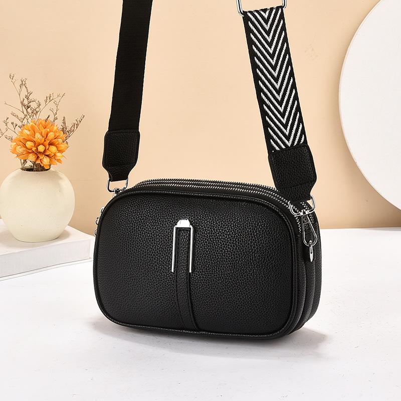 

Женская сумка Urban PU сумка-мессенджер Простая и модная маленькая квадратная сумка через плечо чёрный