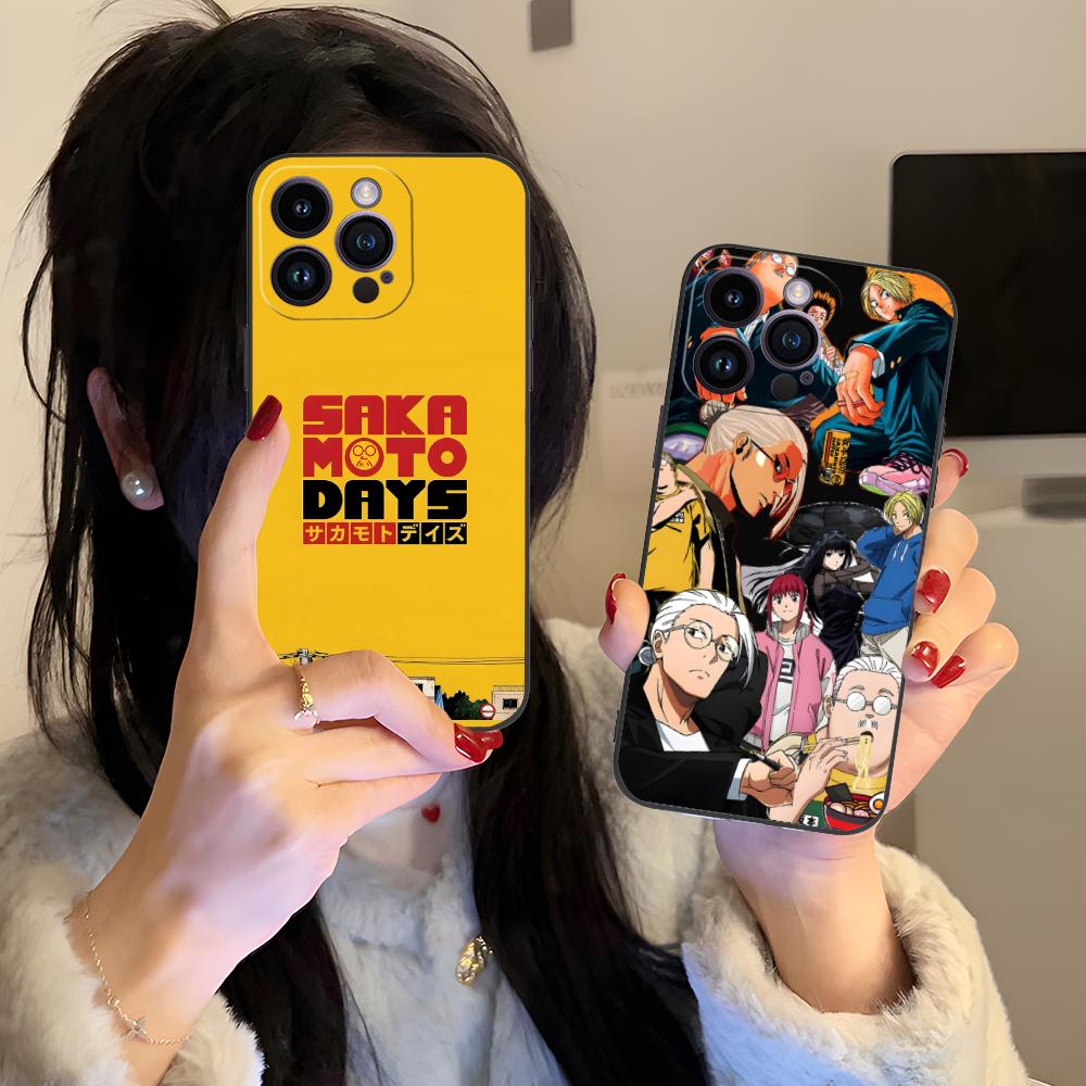 Sakamoto Days Mobile Phone Case for iPhone 17 16 15 14 13 12 11 X XR XS 8 7 Air Pro Max Plus Mini Colorful Cover Luxury Pretty