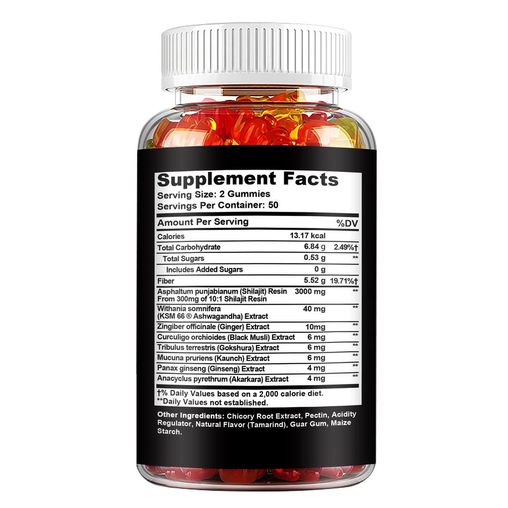Gommes Sherato, contenant de l'Ashwagandha et du Tribulus terrestris, adaptées aux hommes et aux femmes, stimulent l'énergie et améliorent la concentration.