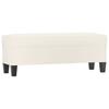 Cream Bench 100 X 35 X 41 Cm Artificial Leather
