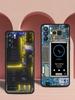Handyhülle mit Hauptplatinen-Motiv für Oppo Reno 13, 12, 11, 10, 7, F, Find X5, X6, A98, A80, A79, A78, A57, A54, A31, A17 Pro 5G (weiches TPU)