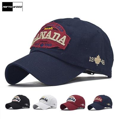 Northwood Baumwolle Kanada Baseball Caps für Männer Frauen CANADA Caps Sommer Sonnenhüte Papa Hut Trucker Cap
