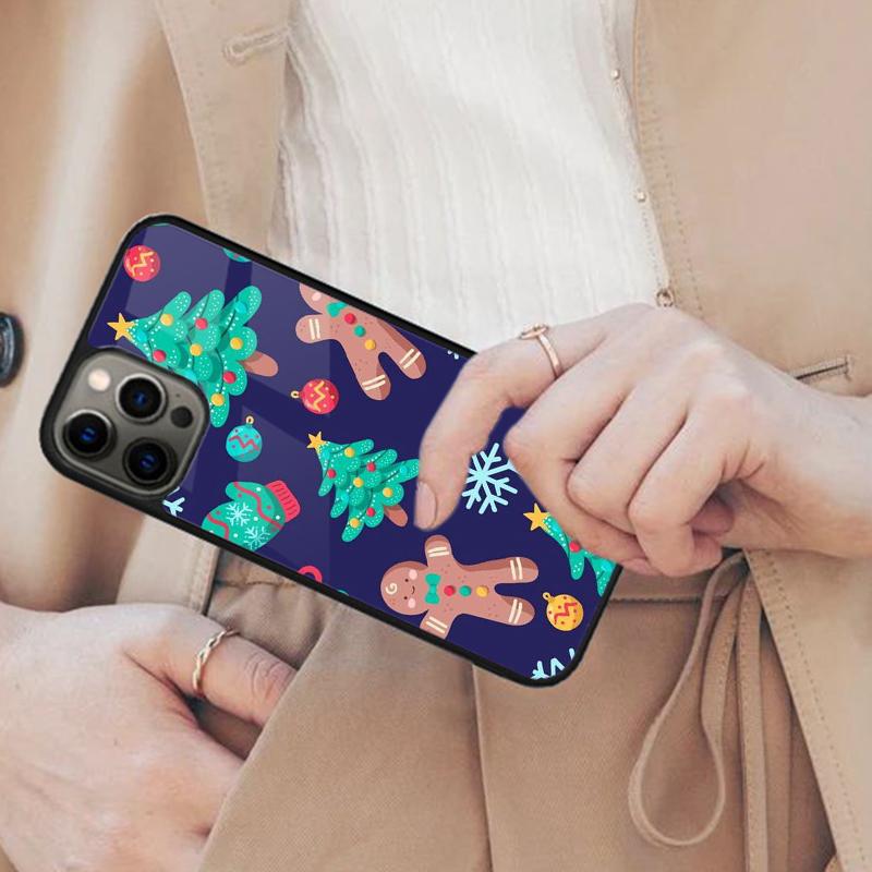Cute Gingerbread man Christmas Magnetic Phone Case For APPLE iPhone 17 Air 16 14 13 12 Pro Max 15 Plus Charge MagSafe Cover