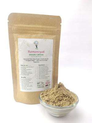 Ramaniyak® Ayurvedic Shahi Ubtan Powder for Face & Body - Herbal Ubtan for Glowing Skin, Tan Removal, Bridal Glow & Deep Cleansing - Natural, Chemi