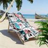 Cozy Cute Cartoon Cat & Animal Print 2D Flat Print Beach Towel, Large Soft Quick Dry Towel for Beach Camping SwimmingZSTJ0915372