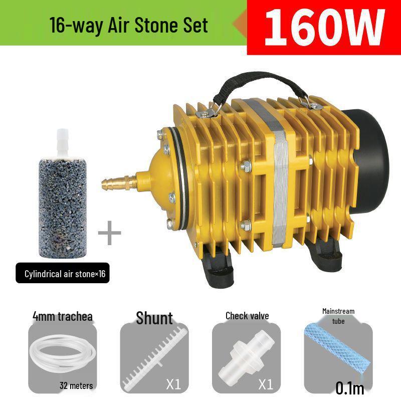 High-Power Electromagnetic Aquarium Aeration Pump for Fish Tanks & Ponds