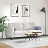 Bolster Cushions 2 pcs Denim Blue Ø 15 x 40 cm Fabric