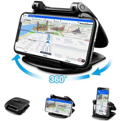 Araç Telefonu Tutucu 360 Derece Döndürme Dashboard Telefon Standı Tutucu GPS Cep Telefonu Tutucu Araba Aksesuarları LM