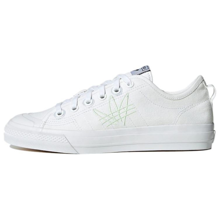 Adidas Originals Nizza Rf Canvas Durable Low-Top Skate Shoes Unisex Sneakers White Orange GZ3040 36