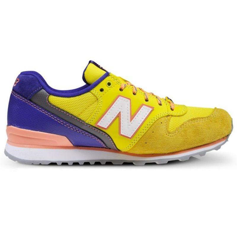 New Balance 996 Women Yellow Blue Purple Low Top Casual Running Shoes WR996EI