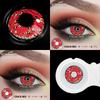 1 Pair Color Contact Lenses for Eyes Cosplay White Lenses Anime Accessories Lenses Black Contacts Lenses for Halloween