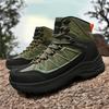 Men's shoes new winter velvet outdoor shoes running shoes men's thick-soled heightening military boots hiking hiking shoes