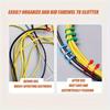 500pcs/100pcs Heavy Duty Nylon Cable Ties, Self-Locking Cord Ties for Indoor and Outdoor Use Fixed Ties for Horticultural Plants
