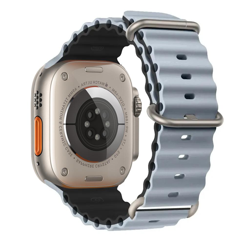 Ocean Band for Watch Ultra 3 Series 11 10 9 7 8 6 SE 49mm 45mm 46mm 42mm 44mm 40 41 Silicone Bracelet Correa iWatch Strap