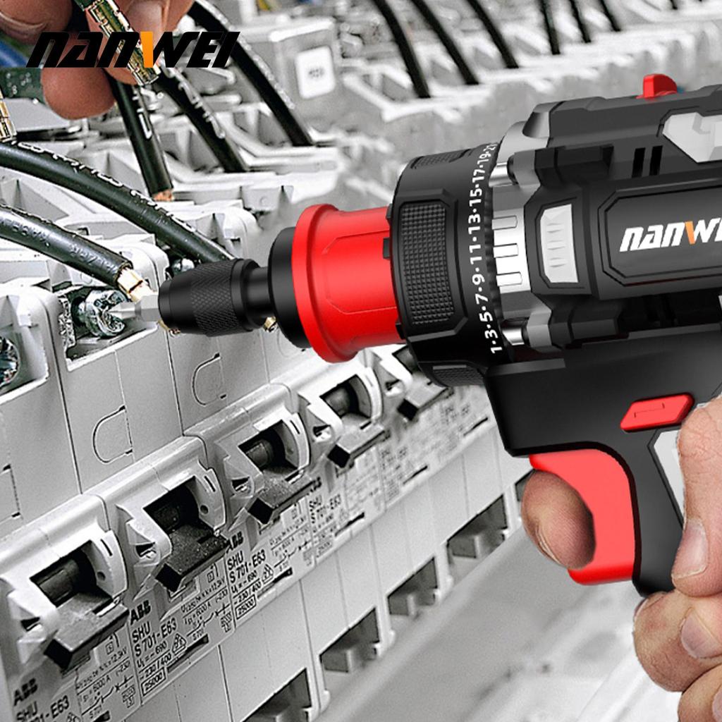 NANWEI Multi-head - Electric Screwdriver with Brushless Motor