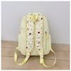 Fruit Print Backpack for Girls, Casual Student School Bag, Lightweight Shoulder Backpack for Middle High School