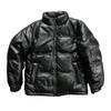 Casual sports leather down jacket men's stand-up collar sheepskin down leather jacket