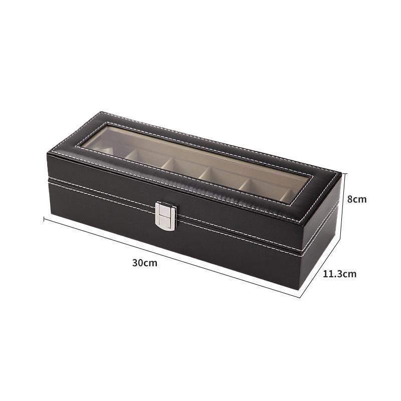 

Вместительная коробка для хранения 6 часов с креативным окошком, идеальная подарочная упаковка