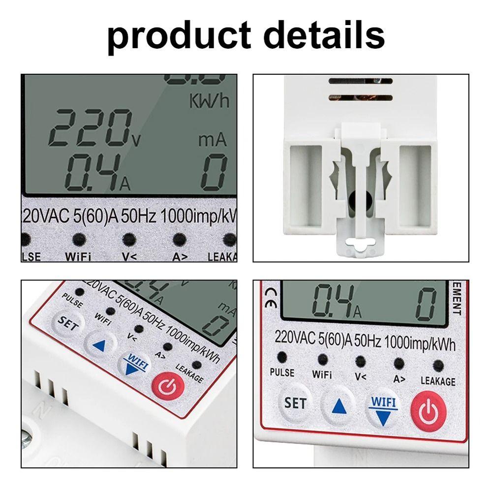 Real Time Monitoring WiFi Smart Circuit Breaker Overvoltage Protection  Commercial Use