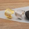 Nidin New Trendy Punk Rock Style Multilayer Rings Open Adjustable For Women Personality Design Finger Jewelry Accessories Gifts