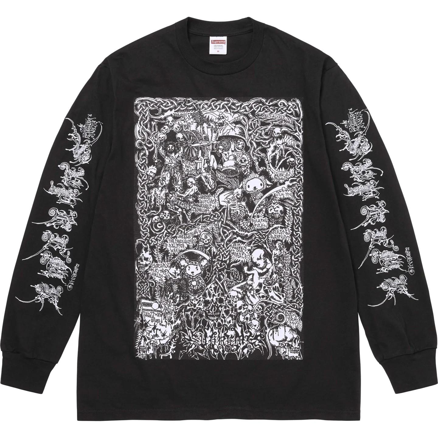 769940 Supreme Wombat L/S Tee Black L