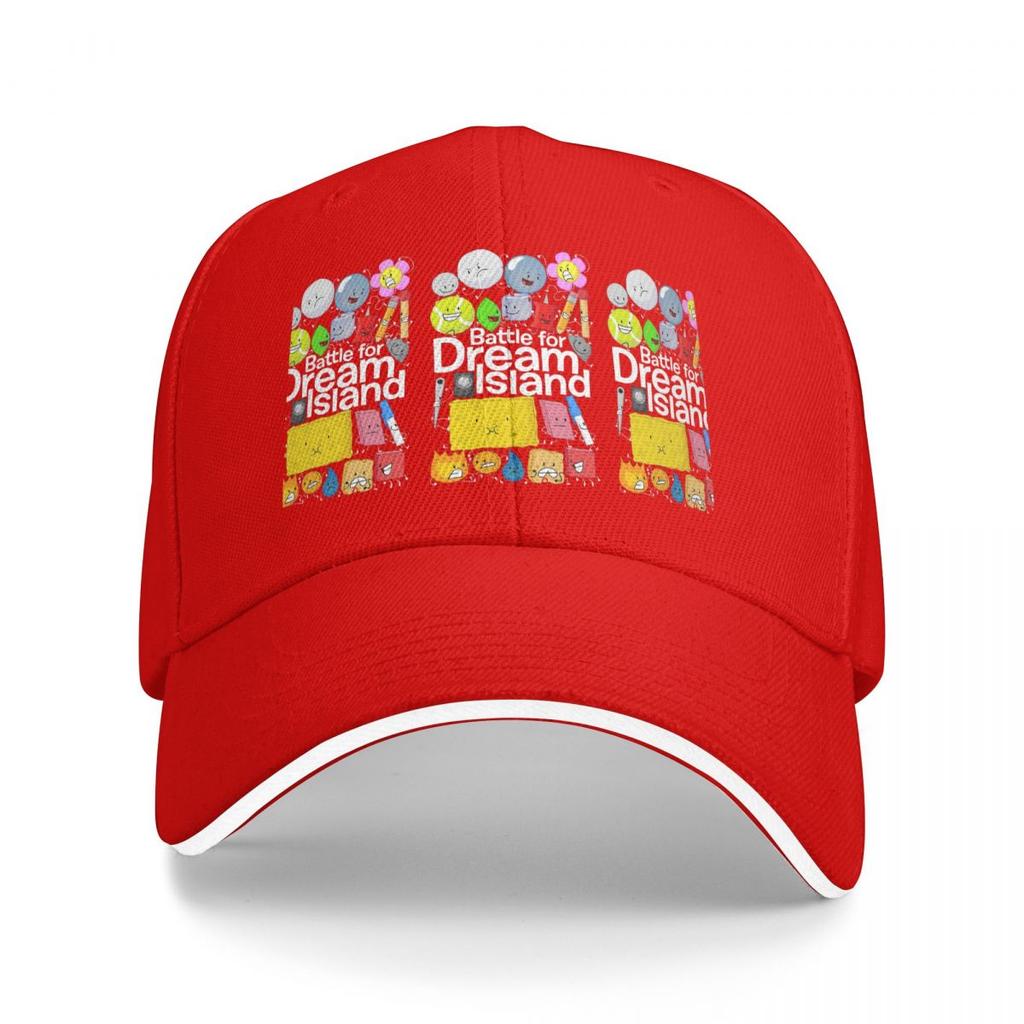 BFDI Poster Black Baseball Caps Snapback Fashion Baseball Hats Breathable Casual Casquette Outdoor For Mens And Womens
