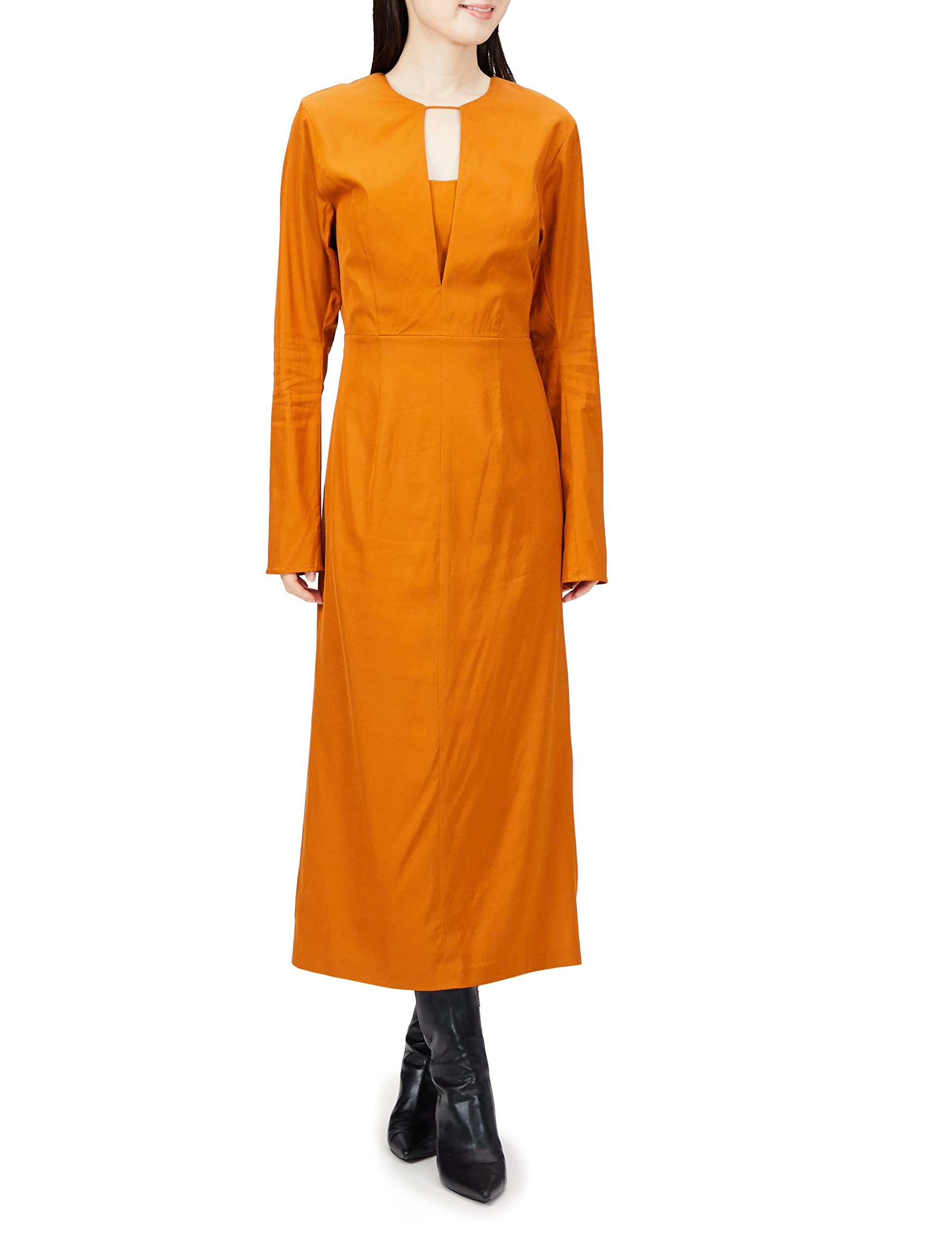 ИДЕНТИФИКАТОР FRAY. Платье с глубоким разрезом