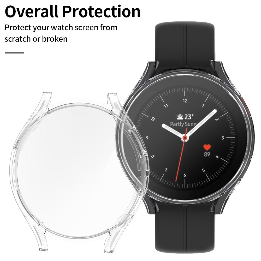 Case+Band for Samsung Galaxy Watch 4/5/6 40mm 44mm All-Around Soft TPU Protector Cover for Galaxy Watch6 Classic 43mm 47mm Strap