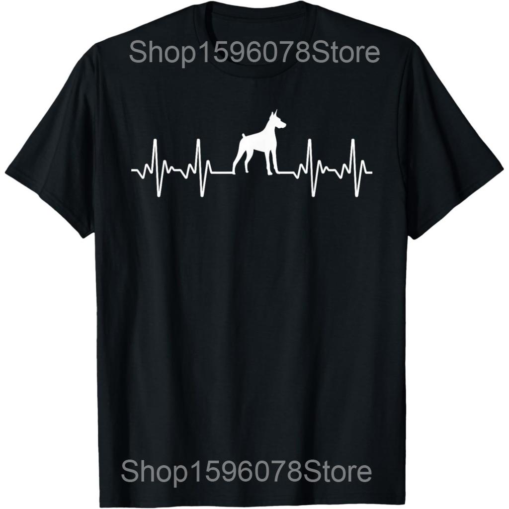 Vintage Doberman Blowing Dog Dad Mom Owner T Shirts Men Cotton Humor Streetwear Tee Shirt Short Sleeve Unisex Loose Clothing