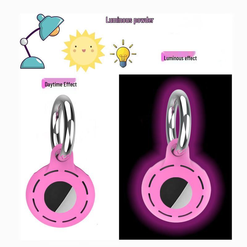 Junwen Silicone Protective Case for AirTag Trackers