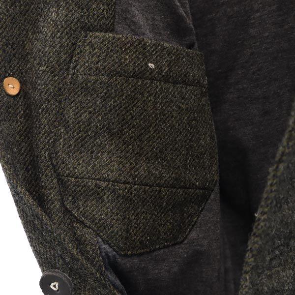 DENHAM 100% wool tailored jacket S Khaki Men's Used
