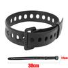 30/45cm Binding Strap Reusable Silicone Cable Ties Adjustable Straps for Wires Management Home Organization Releasable Fastener