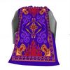 Aladdin 1992, Magic Carpet Throw  Blanket Aesthetic Art Flannel Blanket Portable Home Travel Camping Sofa Picnic Thickening Flan
