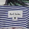 Paul Smith Botanical Short Sleeve Shirt Clown White Cotton Mens Used