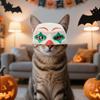 Halloween Cat Mask Weird Cartoon Cat Mask Funny 3D Bat Cat Mask Cosplay Hat Pet Costume Creative Pet Party Accessories Good Gift