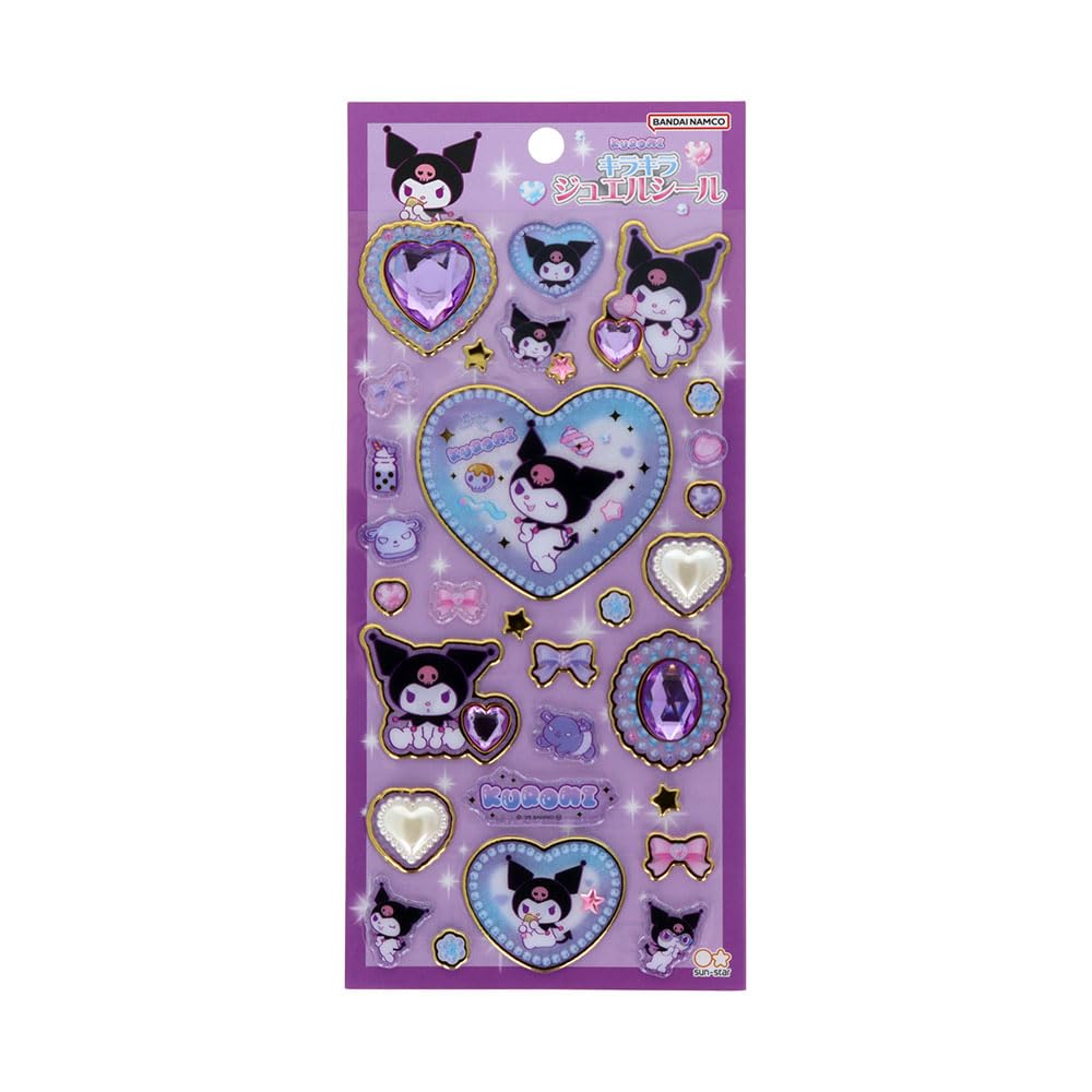

Sun-Star Stationery My Melody Sanrio Characters Stickers Jewel Style Kuromi S8815739