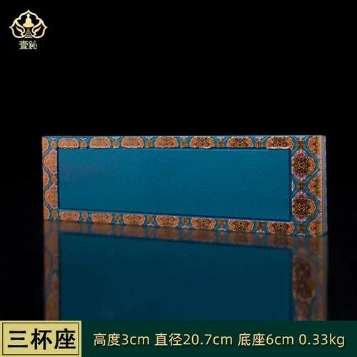 Aluminum Alloy Water Cup Offering Buddhist Lanterns Vase Fruit Tray Candlestick Incense Tube Base Buddhist Supplies Home Decor