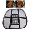 1 Pieza Malla Trasera Soporte Lumbar Ventilación Cojín Asiento Coche Oficina Negro