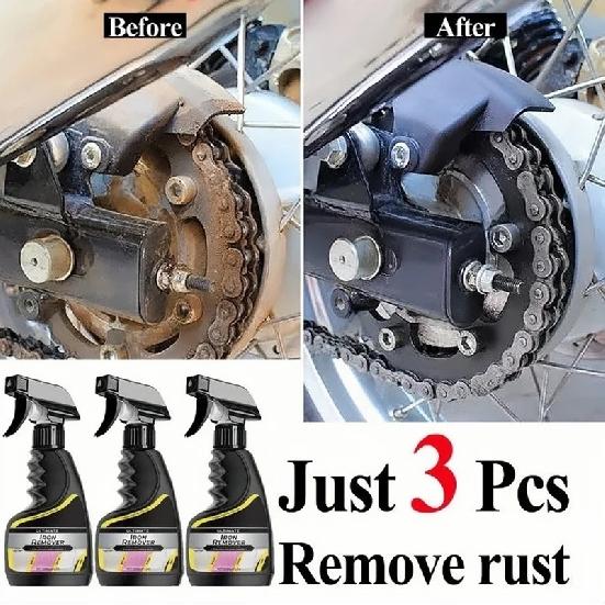 Car Rust Remover Quick Remover Exhaust Pipe Rust Removal Spray Cleaning Metal Iron Powder Old Cars To New