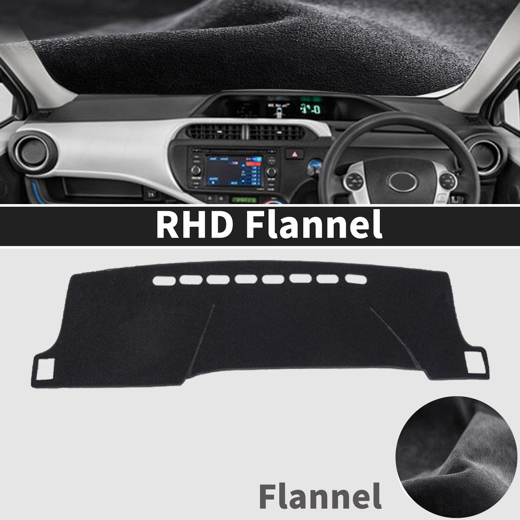 Fit for Toyota Aqua Prius C NHP10 2019-2012 Dashmat Dashboard Cover Pad DashMat Sunshade Protective Carpet Leather Accessories
