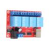4 Channel Relay Module USB Drive Free DC Relay Board Computer Control PLC Board 3 Operating Modes 5V