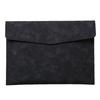 Business Folder Water Resistant Leather Document Organiser Carrying Case Magnetic Button Closure 330x240cm for Office