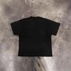 Heavyweight Cotton Oversize T-Shirt Unisex Women 5-Star Face Print Y2K Style Casual Short Sleeve